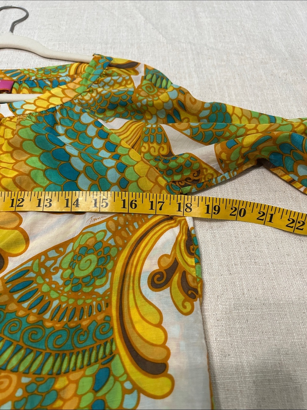 Trina Turk for Banana Republic Blouse Silk Blend Vibrant Paisley Lightweight Top - Picture 10 of 15